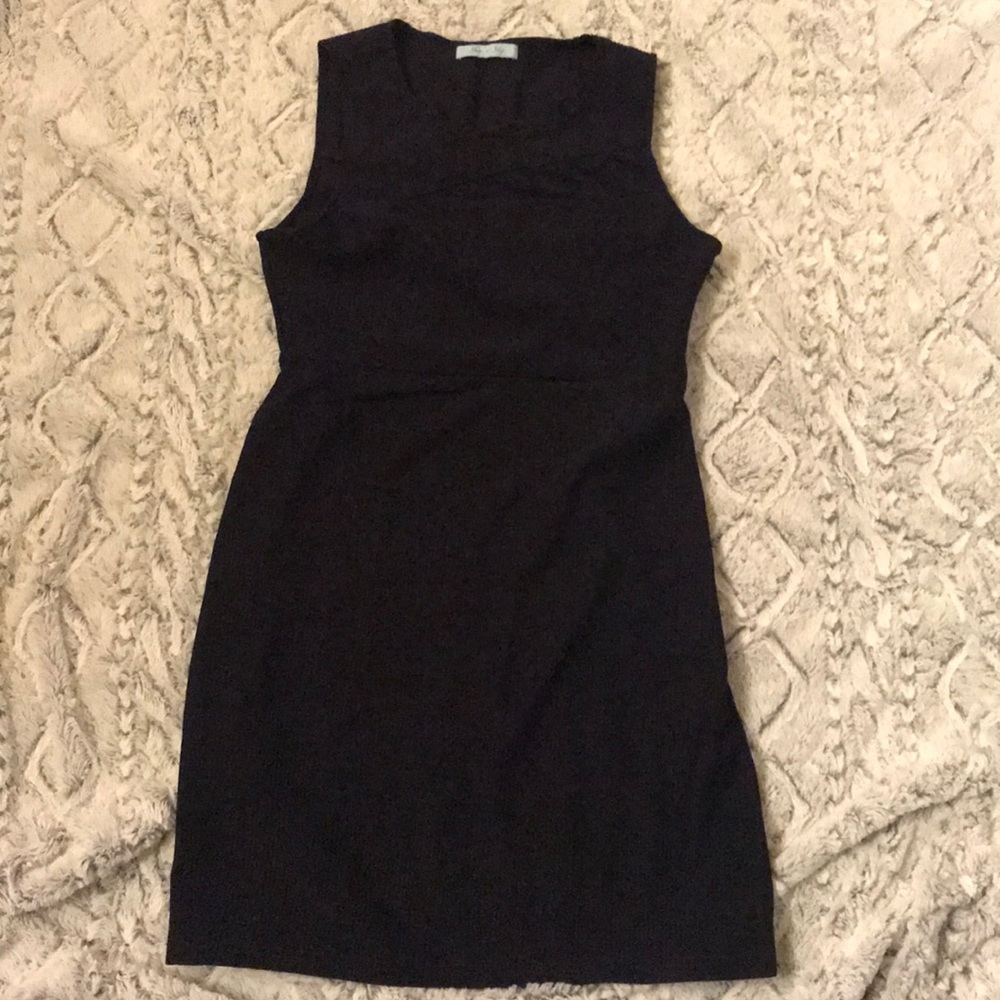 Dark Blue Dress with Mesh size 4-6